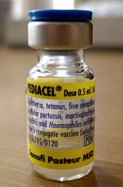 immunisation shot bottle